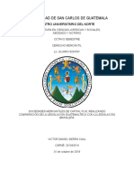 Comparación de sociedades mercantiles de capital fijo en Guatemala y Brasil