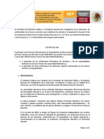 Convocatoria Examen de Oposicion 2010 Nuevo Ingreso