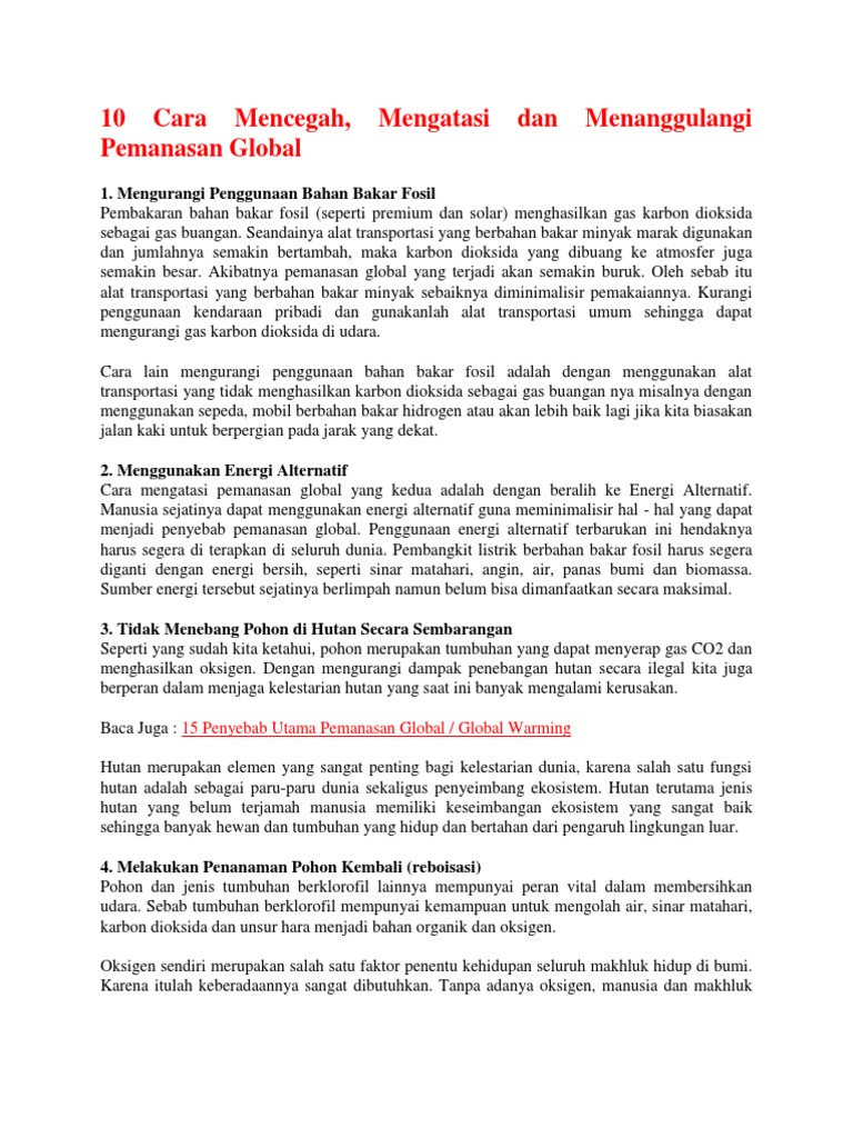 10 Cara Mencegah Pdf