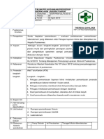 8.1.2.3 Sop Pemantauan Pelaksanaan Prosedur Pemeriksaan Laboratorium