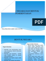 Willfrianes Sarry. Tugas 8. Bentuk Negara Dan Bentuk Pemerintahan