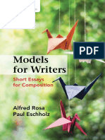 Models For Writers - Short Essays For Composition-Alfred Rosa, Paul Eschholz2015 PDF