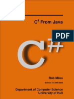 C Sharp From Java Orange Book 2009