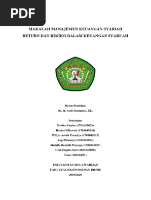 Makalah Manajemen Keuangan Syariah