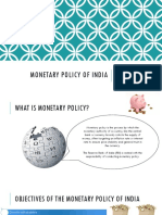 Monetary Policy of India: and How RBI Controls Inflation