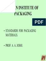 PKG Materials Standards IIP A A Joshi