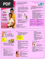 Breastfeeding Pamphlet - Tagalog Reformat | PDF