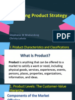 Setting Product Strategy