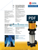 Catalogo Bombas Centrífugas Verticales ESPA