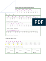 Write The Multiplication Sentence That The Jumps On The Number Line Illustrate