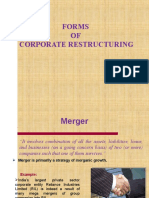 Forms OF Corporate Restructuring