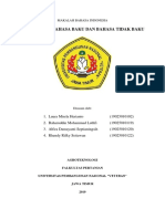 Bahasa Baku dan Tidak Baku