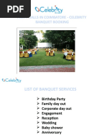 Party Halls in Coimbatore - Celebrity Banquet Booking