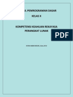 Buku Ajar Pemrograman Dasar Untuk Semester Satu