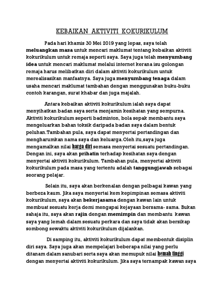 Tugasan Harian Moral Kak Pdf