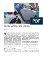 ELECTRIC VEHICLES AND REFINING