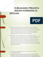 Latar Belakang Perlunya Bimbingan Konseling Di Sekolah