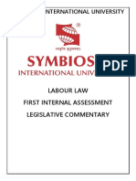Labour Law Researc H On Industrial Disputes Act