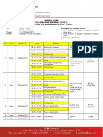 Agenda Acara CRMO 1 - 5 Oktober 2019