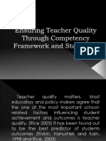 Teacher Quality Standards