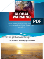Global Warming Has Become Perhaps The Most Complicated Issue Facing World Nowadays