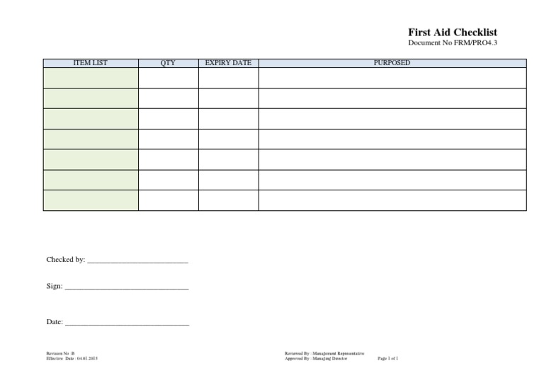 First Aid Kit Essentials | PDF