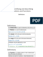 1B Identifying and Describing Relations and Functions