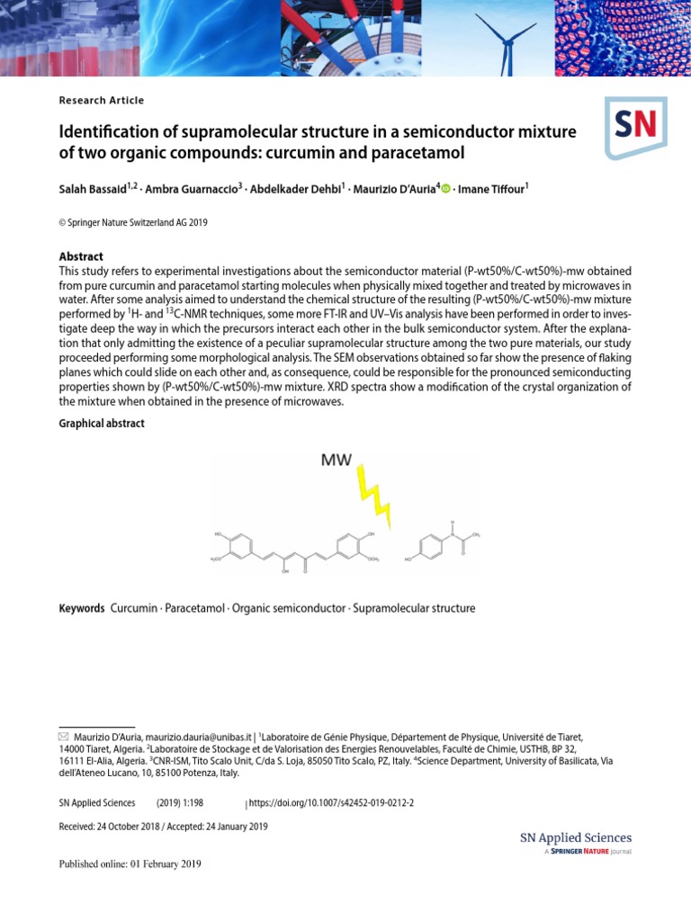 IR Dan NMR Spectrum Paracetamol PDF Electrical Resistivity And