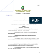 Código de Ética Do Estado de Goiás (Lei #19.969)