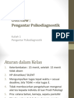 Psikodiagnostik Pengantar Kuliah