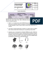 TALLER EL PRESUPUESTO 6° Guia 3