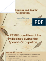 Philippines Spanish Occupation PESTLE Analysis