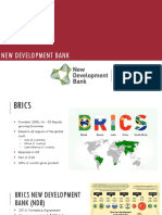 New Development Bank: Project Financing and Planning Arun Baby M Wilson M180353AR