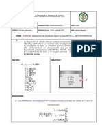 Tarea Destruccion de Exergia