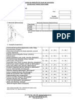 Registro de Inspeção de Talha de Alavanca