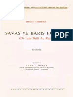Hugo Grotius - SAVAŞ VE BARIŞ HUKUKU PDF