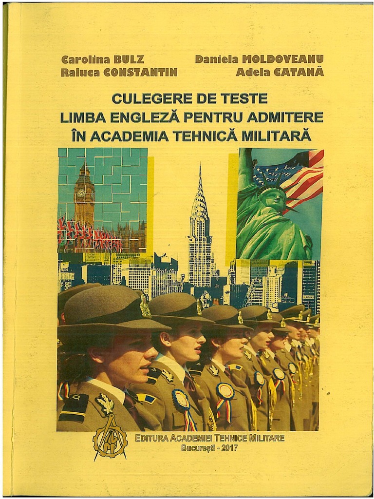 Culegere De Teste Lb Engleza Academia Militara 2017