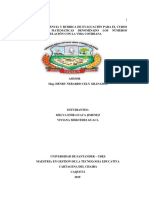 Documento Evidencia y Rubrica de Evaluación para El Curso Del Área de Matemáticas Denominado Los Números Naturales y Su Relación Con La Vida Cotidiana