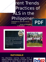 Current Trends and Practices of ALS in The Philippines