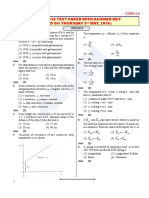 Kcet 2016 Answer Key Physics PDF