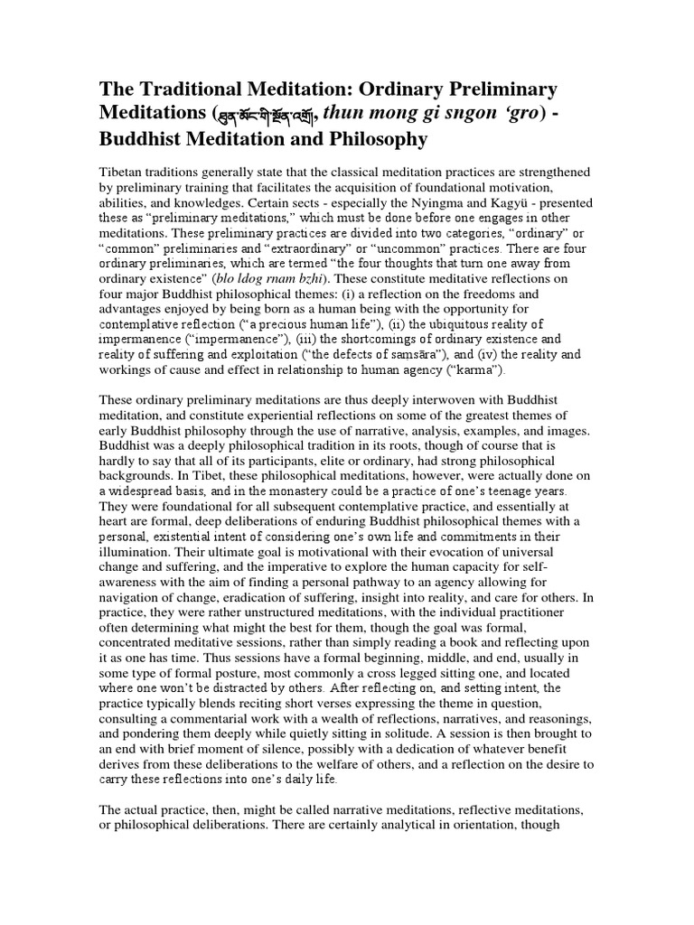 Foundational Philosophical Reflections An Analysis Of The Four