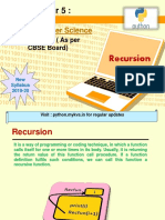 Computer Science: Recursion