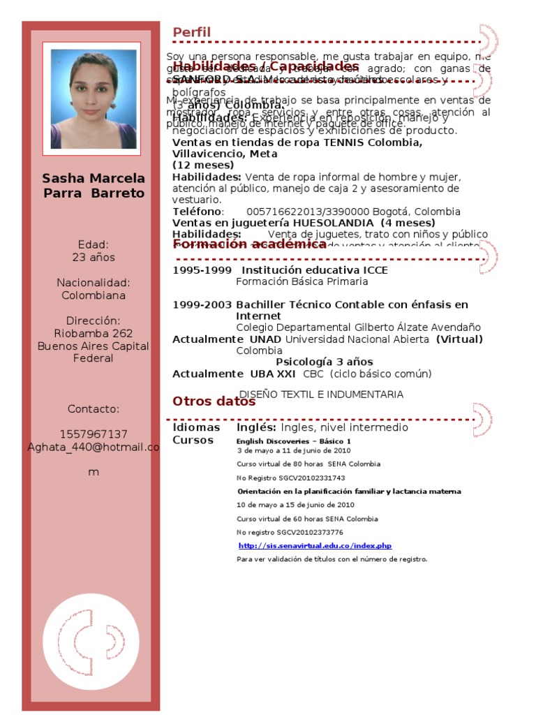 How to write a curriculum vitae picture