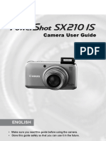 Canon SX210 User Guide