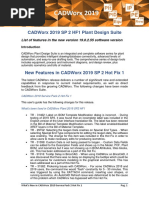 Whats New in CADWorx 2019 SP2 HF 1