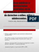 politicas publicas e intervenciones psicosociales en dd del niño /a