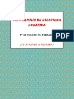 Cuaderno Escritura Creativa