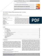 Gas Sensors Using Carbon Nanomaterials: A Review: Sensors and Actuators B: Chemical