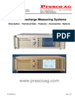 Presco: Partial Discharge Measuring Systems