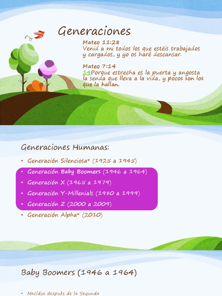 Generaciones Humanas | PDF | Internet
